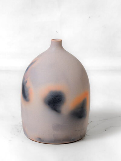 Ember Mist Terracotta Bottle Vase