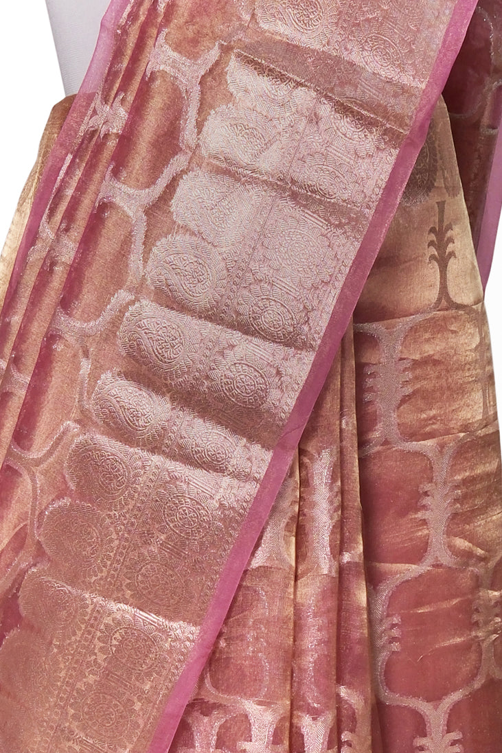 Zari Saaz Saree | Handwoven Banarasi Silk Saree