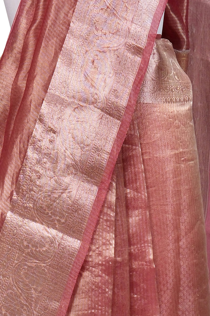 Sunehri Baadal Saree | Handwoven Banarasi Silk Saree