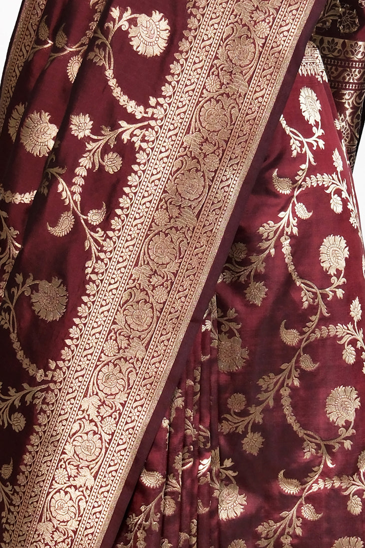 Rang Mahal Saree | Handwoven Banarasi Silk Saree