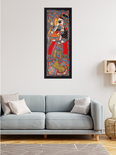 Auspicious Start Painting – Shubh Prarambh in Madhubani Style