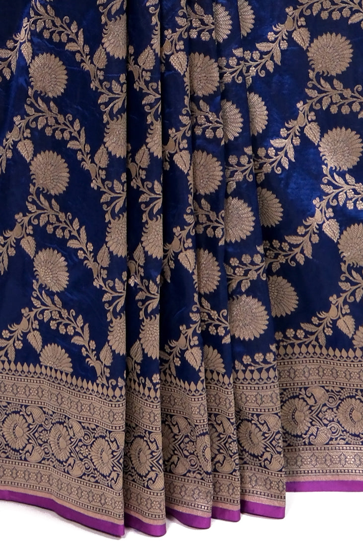 Neel Kamal Saree | Handwoven Banarasi Silk Saree