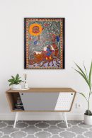 Vanshi ki Baat Decorative Painting – Handcrafted MAdhubani Artistic Accent