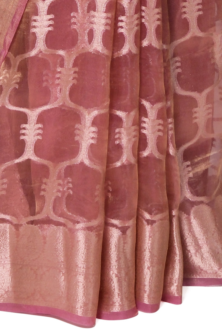 Zari Saaz Saree | Handwoven Banarasi Silk Saree