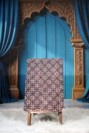 Ajrak Rustic Blossom | Handcrafted Cotton Fabric