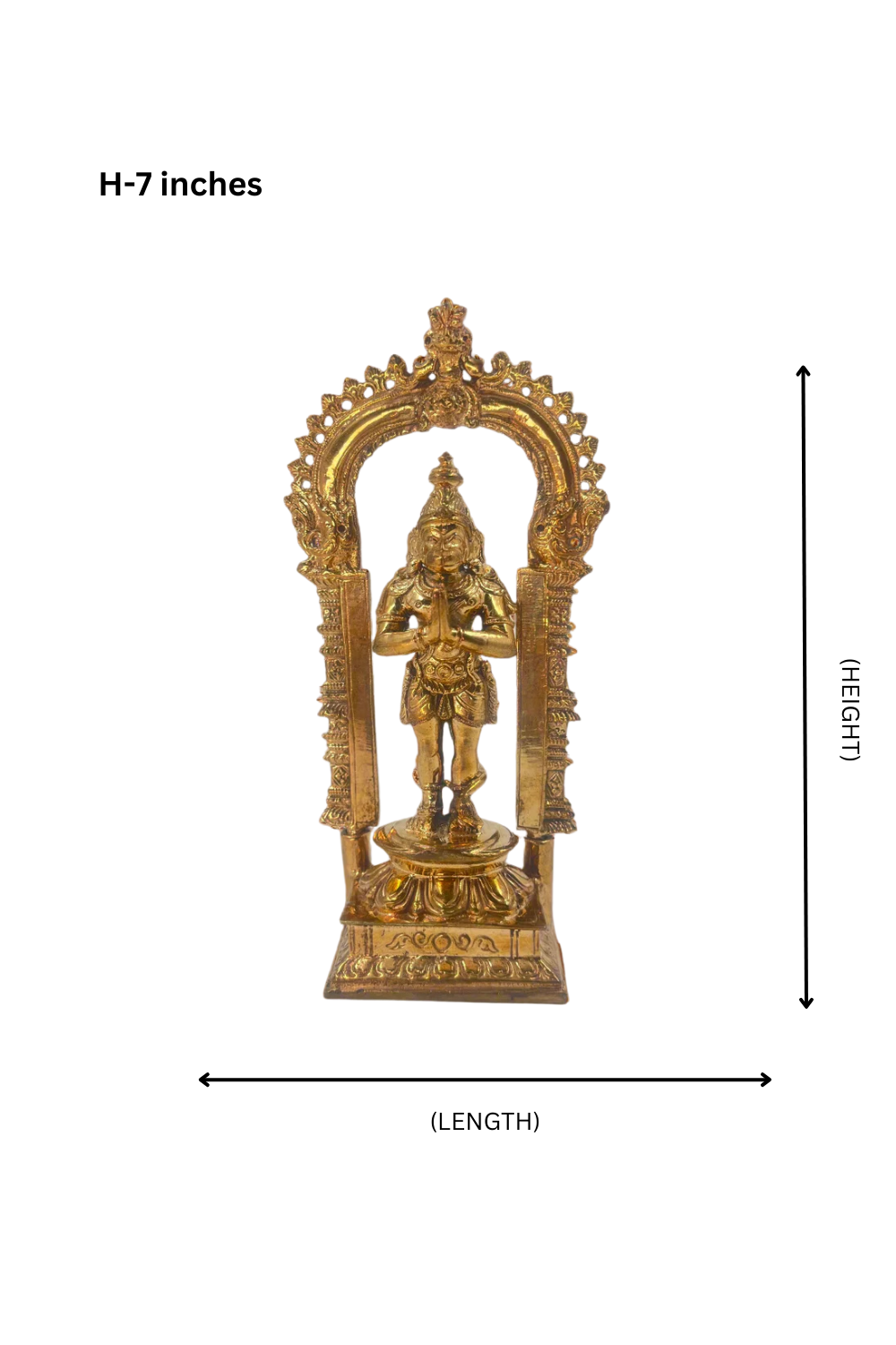 Prabhu Bhakt Hanuman (The eternal devotee standing in reverence)