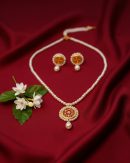 Royal Pearl Blossom Wedding Jewellry Set – Luxurious Design