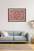 Chakra Vritti – Handpainted Madhubani Art Symbolizing Cycles & Energy