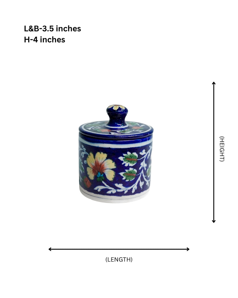 Royal Bloom Jar | Handcrafted Decorative Jar for Home Décor