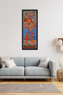 Mahabali ki Chhavi – Indian Folk Painting of Courage & Faith
