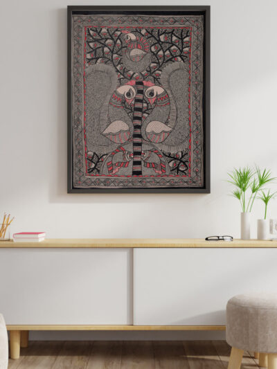 Rangon ke Rajkumar Painting – Madhubani Artistic Wall Décor for Interiors