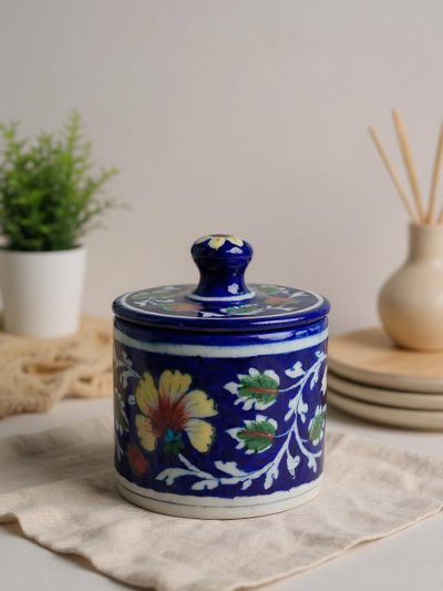 Royal Bloom Jar | Handcrafted Decorative Jar for Home Décor