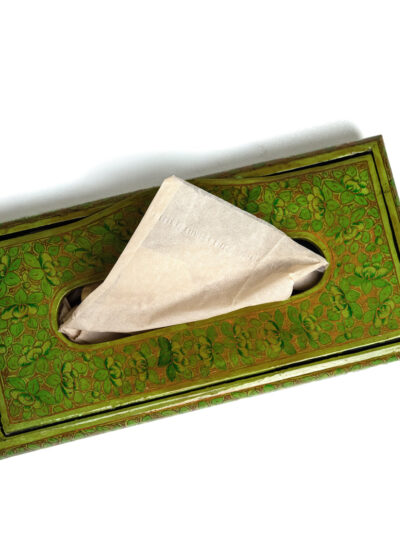 Green Grace Tissue Box | Handcrafted Wooden & Eco-Friendly Tissue Holder