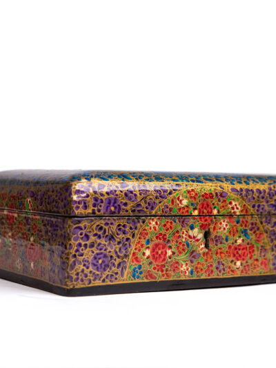 Violet Bloom Jewellry Casket | Handcrafted Floral-Inspired Jewelry Box