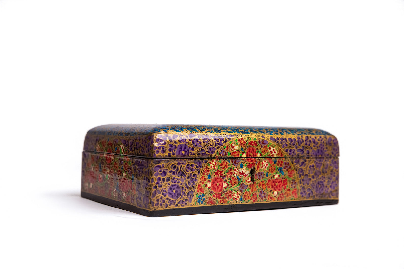 Violet Bloom Jewellry Casket | Handcrafted Floral-Inspired Jewelry Box