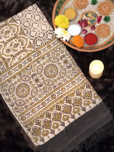 Ajrak Swarn Mandal | Handwoven Stall