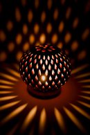 Terracotta Globe Lamp