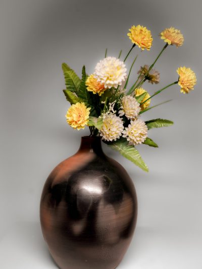 Terracotta Twin-Hue Vase
