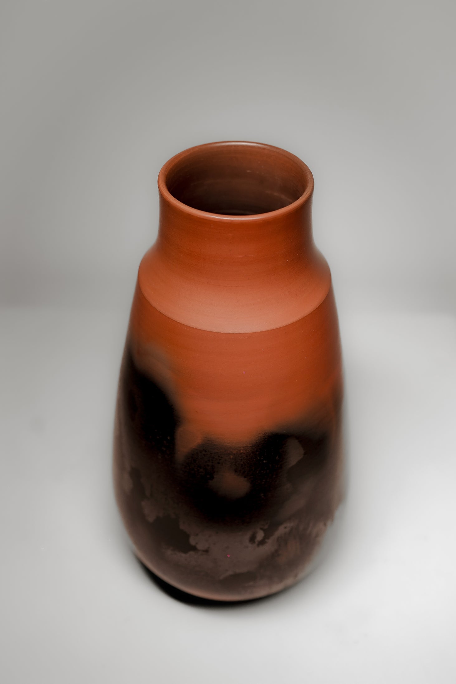 Terracotta Midnight Fade Vase