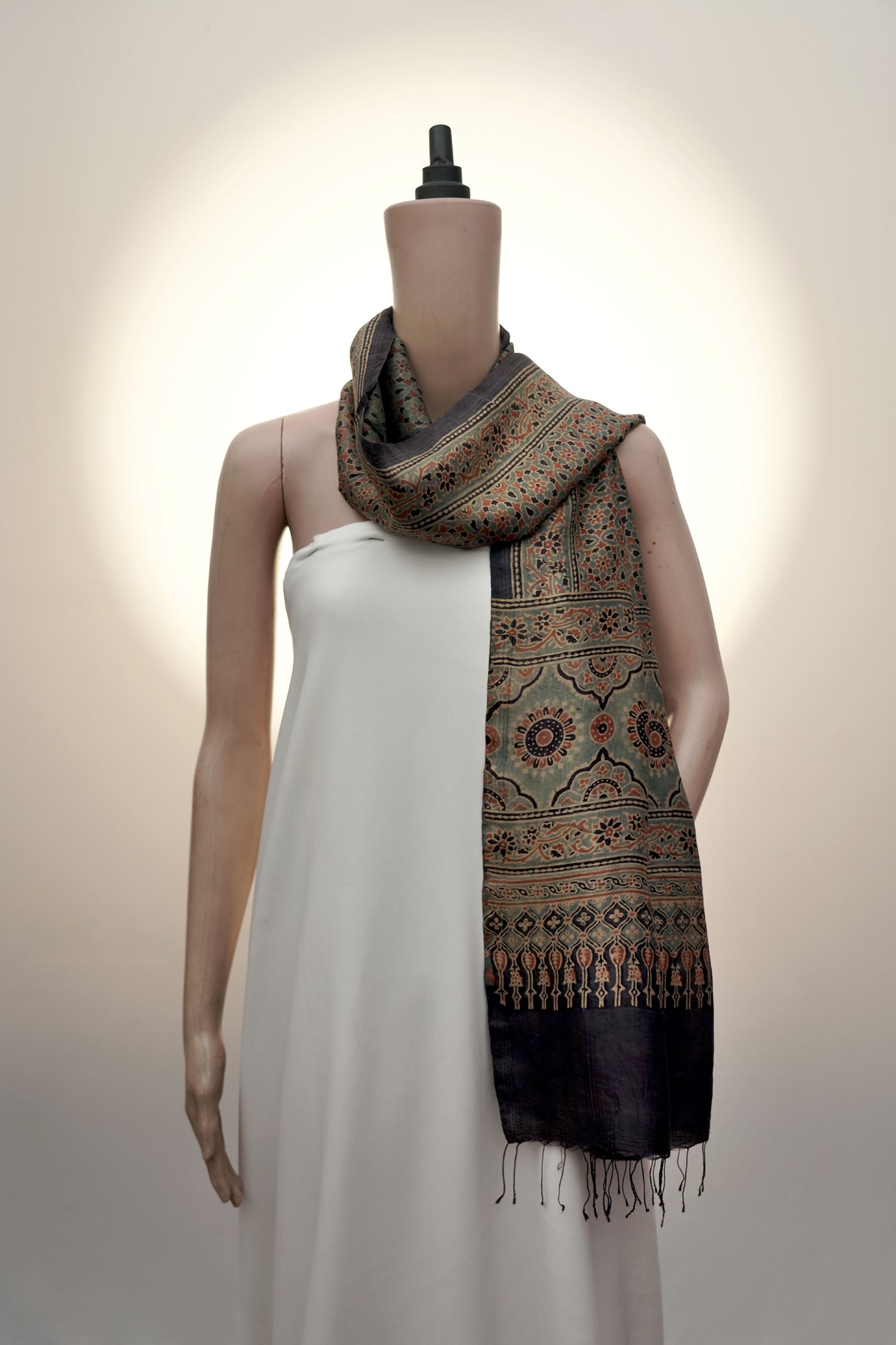 Ajrak Surya Jyoti | Handwoven Stall
