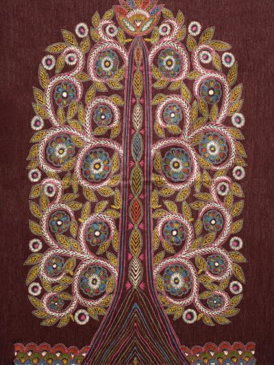 Blooming Paisley Tree – Vibrant Madhubani Folk Art