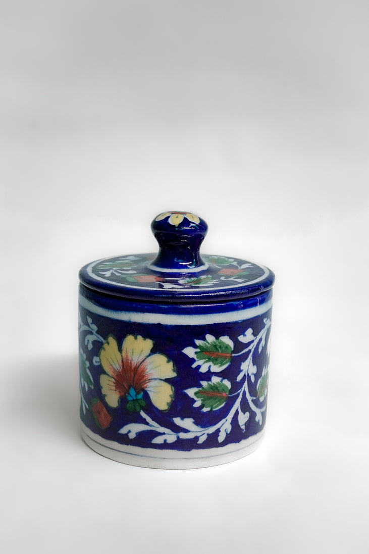 Royal Bloom Jar | Handcrafted Decorative Jar for Home Décor