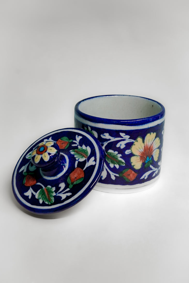 Royal Bloom Jar | Handcrafted Decorative Jar for Home Décor