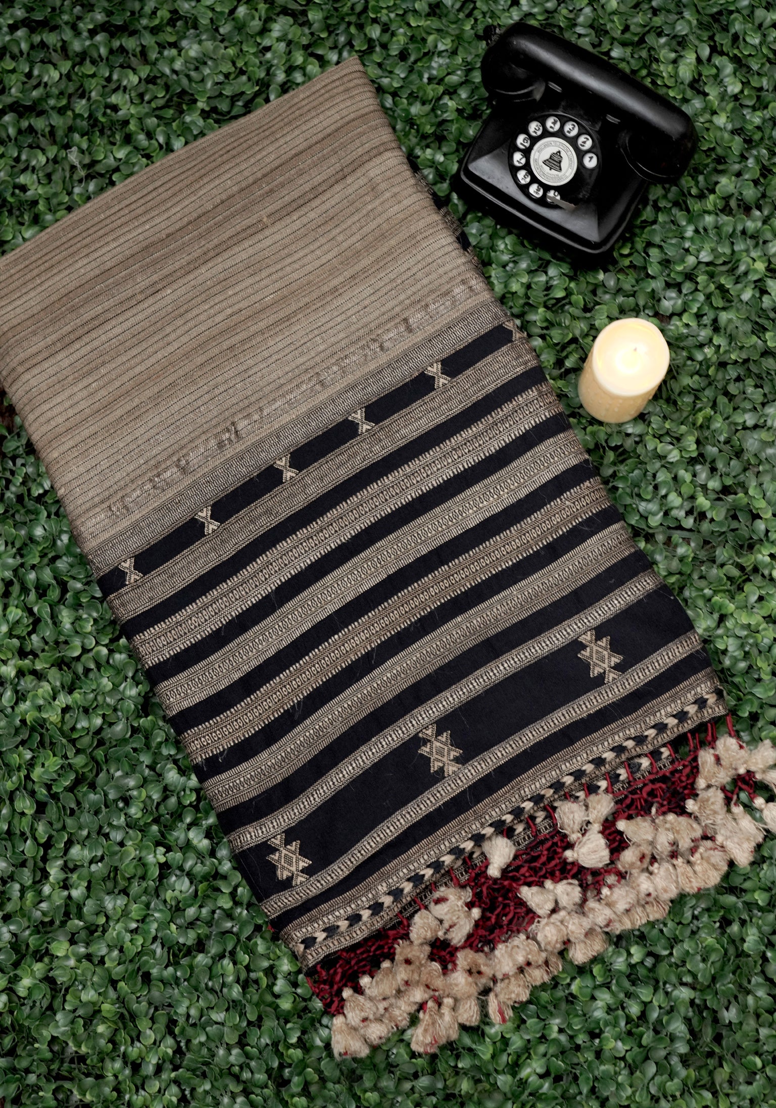 Evening Pagdi | Gradation Kutch Handcrafted Saree