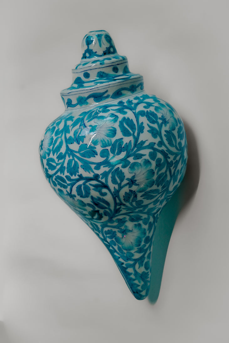 Handcrafted Ceramic Shankh (Conch Shell)