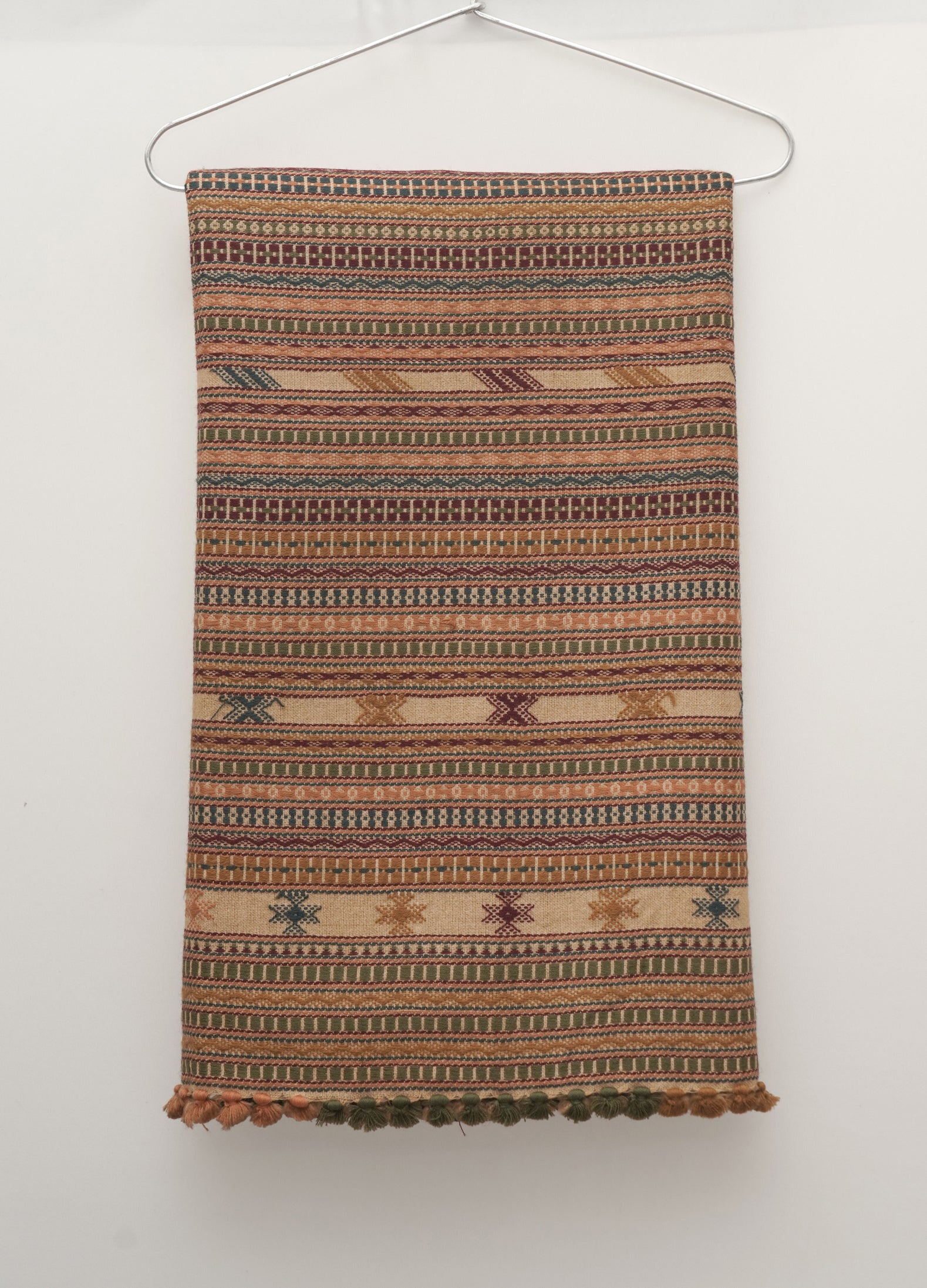 Sandstone Heritage | Wool Handwoven Kutch Shawl