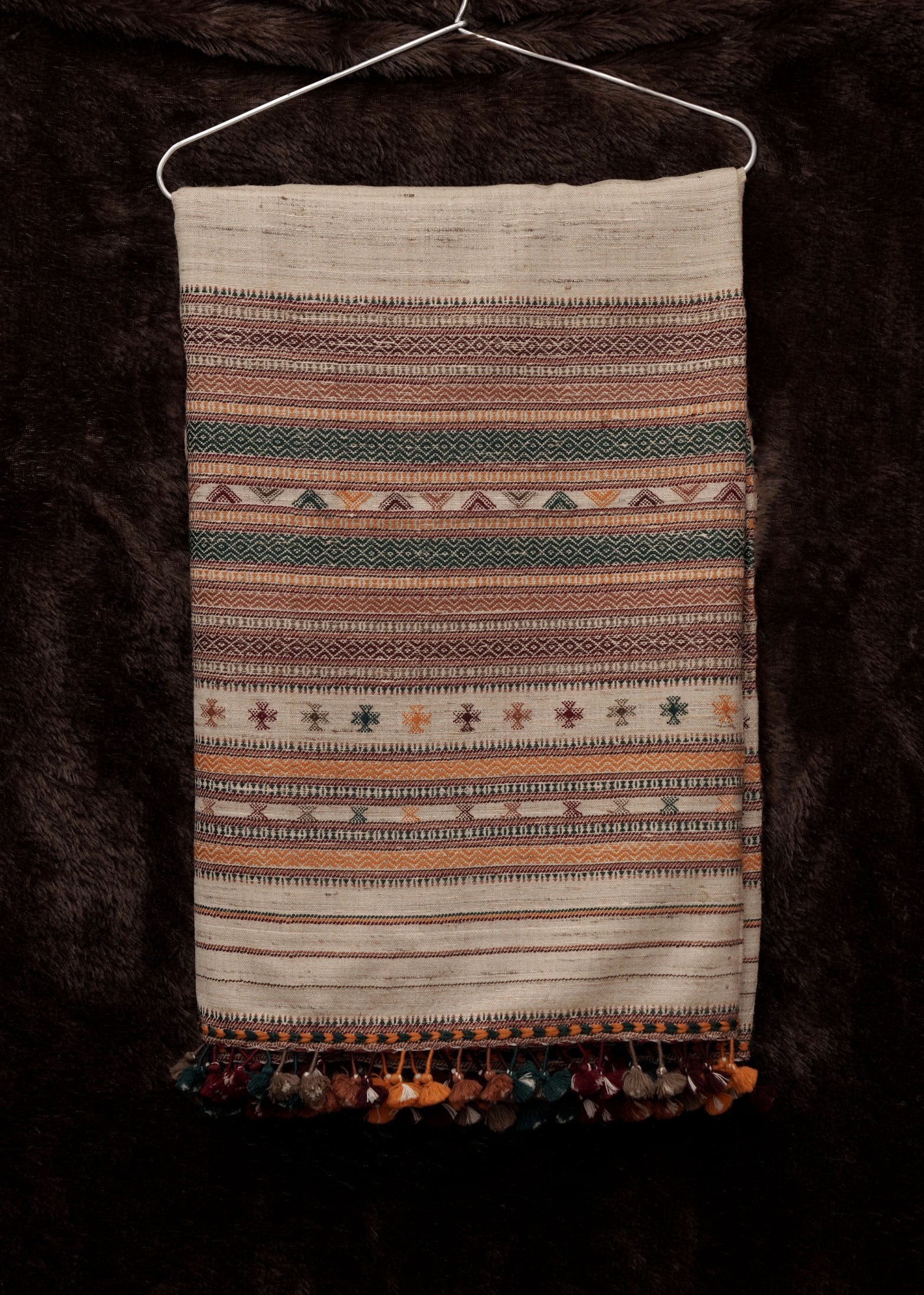 Desert Folk | Wool Handwoven Kutch Shawl