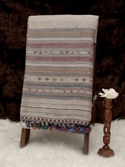 Natural Heritage | Wool Handwoven Kutch Shawl