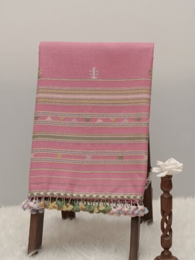 Blossom Jalbooti | Wool Handwoven Kutch Shawl