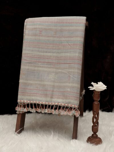 Whisper Pastel | Wool Handwoven Kutch Shawl