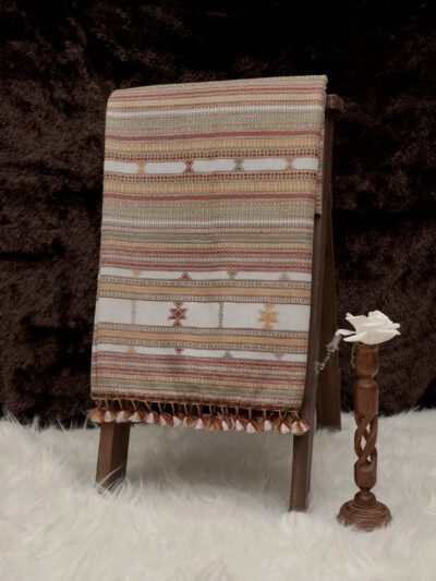 Autumn Mosaic | Wool Handwoven Kutch Shawl