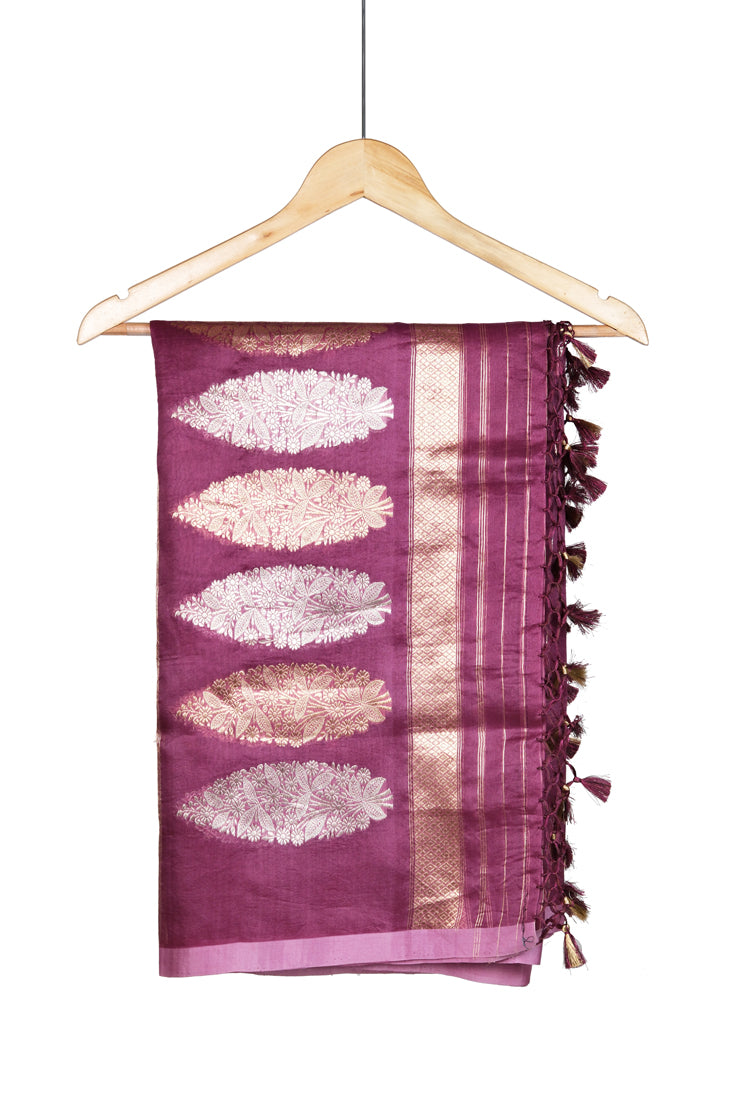 Angoori Jhalak Dupatta | Handwoven Banarasi Silk Dupatta