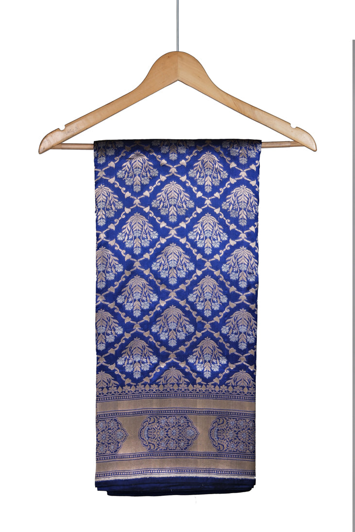 Mehroon Nazakat Saree | Handwoven Banarasi Silk Saree