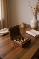 Mystic Vein Vault | Handcrafted Wooden Keepsake & Jewelry Box