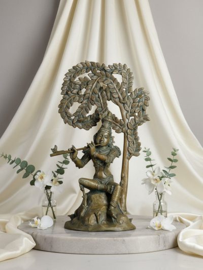 Vansidhari Krishna (The flute-bearer beneath the tree of love)