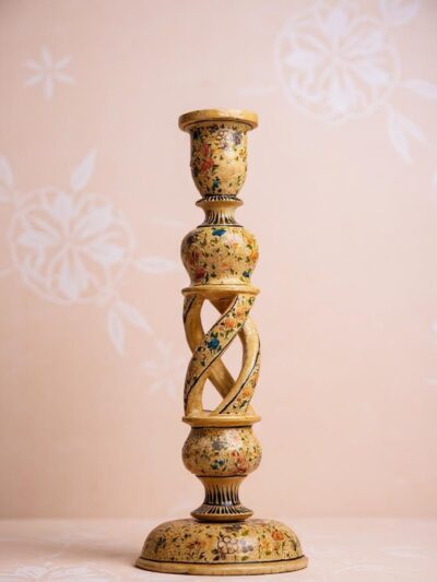 Ivory Bloom Lamp Base – Artistic Floral Home Lighting Décor