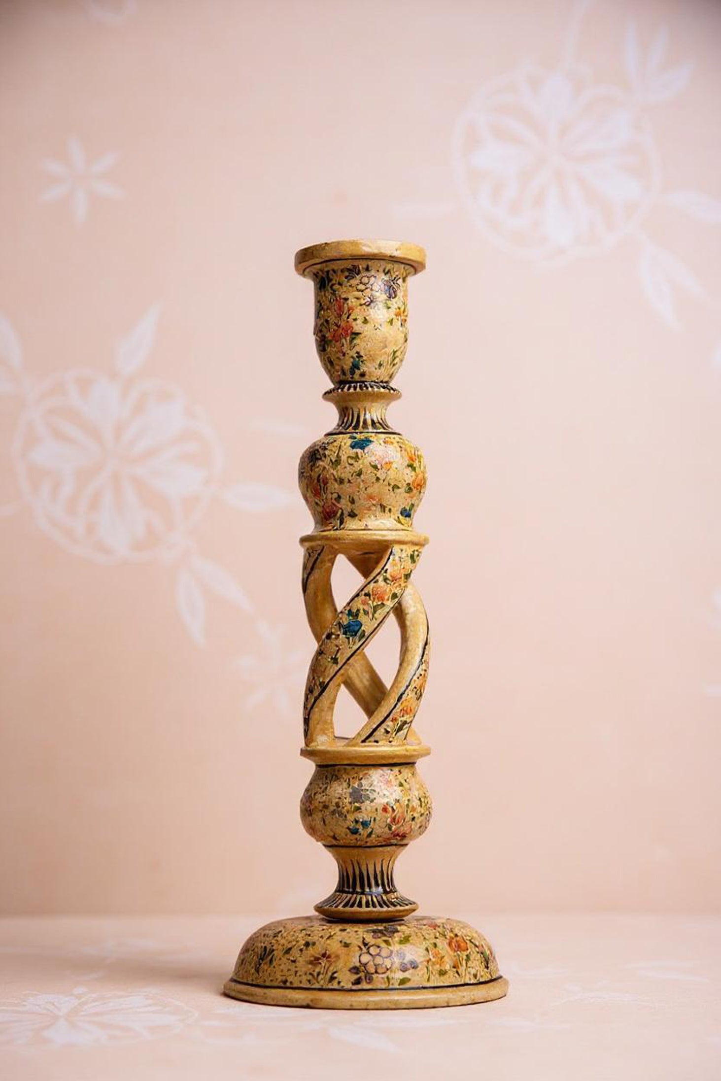 Ivory Bloom Lamp Base – Artistic Floral Home Lighting Décor