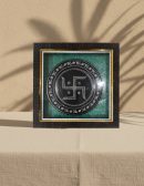 Shubh Saaj Traditional Swastik Design Decorative Plate