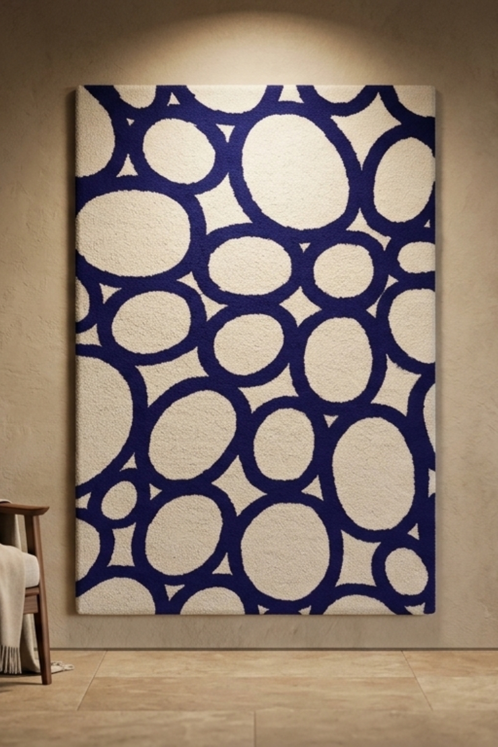 Cobalt Orbit Rug