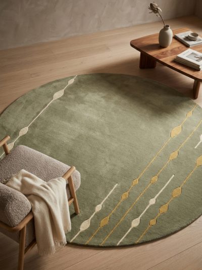 SageLine Round Rug