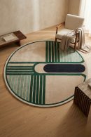 Verde Axis Round Rug
