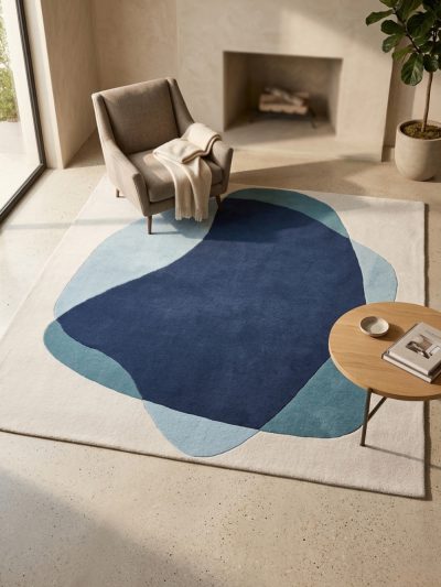 Indigo Blurform Rug