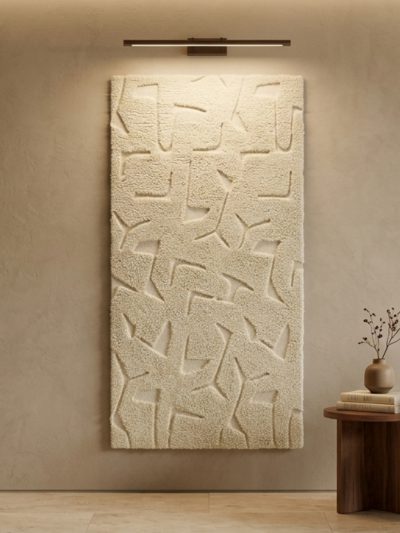 Ivory Relief Texture Rug