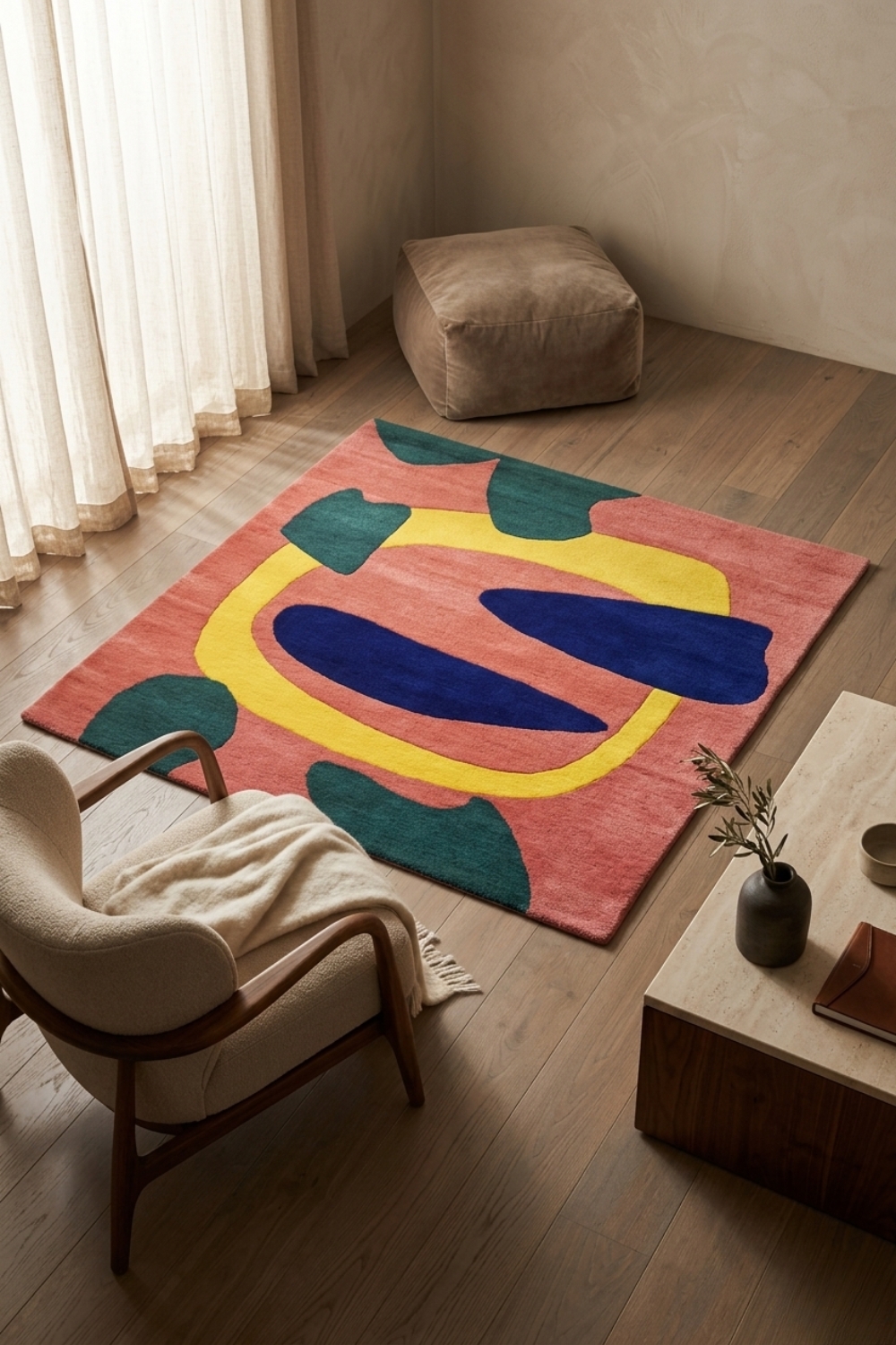 PopForm Abstract Rug