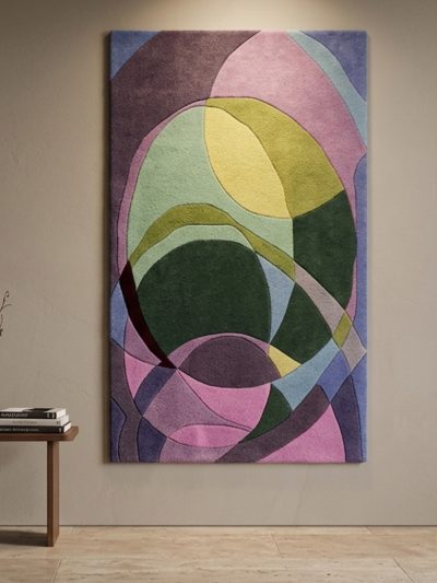 Aurora Drift Abstract Rug