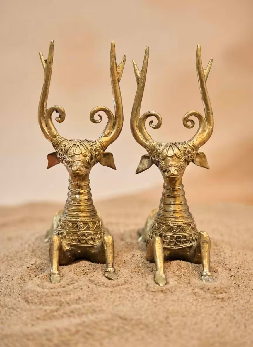 Mrig Dhokra Deer Pair